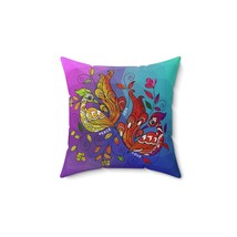 Decorative Throw Pillow Cover, Multicolor Wild Peacocks Print, V3(D0102HRLCST.) - £13.99 GBP