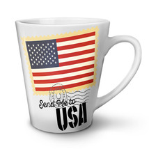 Send me Usa Flag Holiday NEW White Tea Coffee Latte Mug 12 17 oz | Wellcoda - £13.12 GBP+