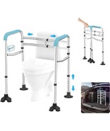 Upgraded Toilet Safety Rail, 380LB Stainless Steel Toilet Frame with Non... - €34,72 EUR