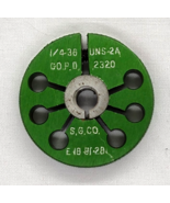S.G. Co. 1/4-36 UNS-2A Thread Ring Gage Go P.D. .2320 - $44.99