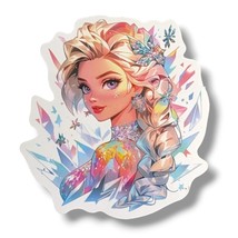 Frozen Fantasy Princess Vinyl Sticker (ZZ38): Elsa, 2 in. - $2.90