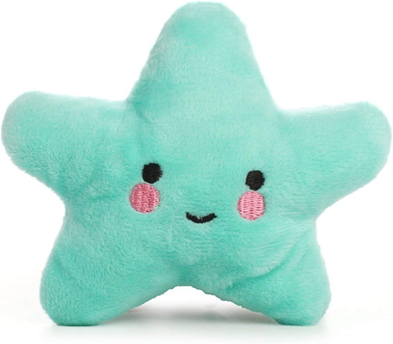 Pet Bite Squeaky Toys Smile Star Cute Stuffed Toys for Dogs Puppy Biting BB Soun Item image 4
