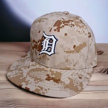 Detroit Tigers Digital Desert Camo 59FIFTY NEW ERA OnField Cap 7 Memorial Day 08 - £19.31 GBP