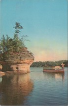 ZAYIX Postcard Ink Stand Lower Dells Wisconsin Rock Formation 102022-PC29 - £3.93 GBP