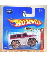 2005 Hot Wheels #34 First Editions-Blings  MERCEDES-BENZ G500 Purple Sho... - $8.25