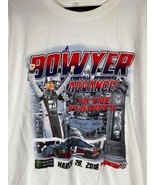 Clint Bowyer T Shirt Size 2XL XXL Graphic Stewart Haas Racing Crewneck - $40.19 CAD