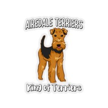 Airedale Terrier Kiss-Cut Stickers - $6.23
