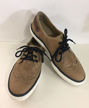 Portobello Mens shoes casual sneaker wingtip style light brown Size US12 EU 29 - £30.95 GBP