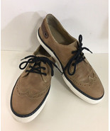 Portobello Mens shoes casual sneaker wingtip style light brown Size US12... - £31.54 GBP