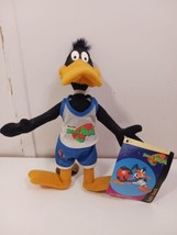 Vintage 1996 Daffy Duck Space Jam Looney Tunes McDonald&#39;s Plush Toy With... - $9.89