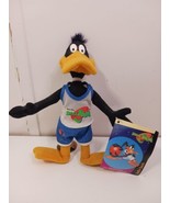 Vintage 1996 Daffy Duck Space Jam Looney Tunes McDonald&#39;s Plush Toy With... - £7.78 GBP