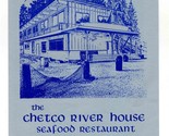 The Chetco River House Seafood Restaurant Menu Brookings Oregon 1990&#39;s - £18.90 GBP
