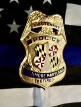 Baltimore Maryland police Lieutenant Retired - $800.00