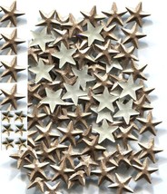 STARS  Rhinestuds  8mm Pearl Color  BROWN  Hot Fix  iron on  2 Gross  288 Pieces - £8.32 GBP