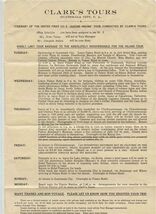 Clark's Tours Itinerary United Fruit Co Quiche Mayan Tour - $13.86