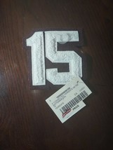 Number 15 Sports Maroon And White - $20.67