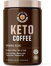 Keto Coffee Instant Mix Supports Energy Metabolism Weight Loss Fat burn ... - $34.10