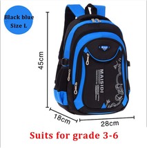 Children Orthopedic Back backpack in Primary School Backpack for boys Girls Chil - £35.75 GBP