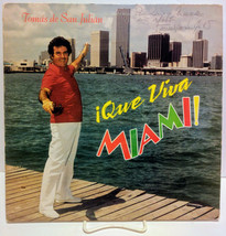 Tomas De San Julian ‎Que Viva Miami, Hispania Records HSLP-3507 Signed LP VG+/NM - £31.97 GBP