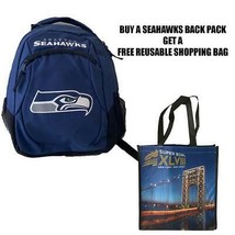 Seattle Seahawks Youth Primetime Backpack NEW NFL Bag - £14.88 GBP