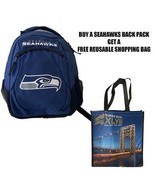 Seattle Seahawks Youth Primetime Backpack NEW NFL Bag - £14.84 GBP