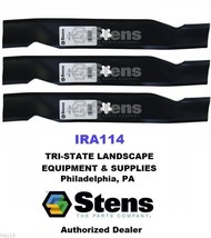 Stens 340-222 Rotary 15-9907 Set Of 3 Hi Lift Blade Husqvarna, Craftsman, Ayp - $37.98