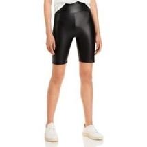 Msrp $58 Aqua Womens Leather Biker Short Black Xs Defect - $31.68