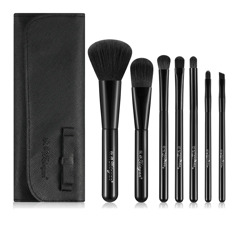 Eup brushes set 7 9pcs cosmetic foundation powder blush eye shadow eyeliner lip make up thumb200