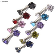 Leosoxs 1pcs Human Body Piercing Belly Button Ring 3mm Round Eyebrow Nail Stainl - £9.48 GBP