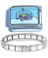 Starter Bracelet and Vintage Camera Italian Charm - 90s Style Jewelry CT... - $10.77