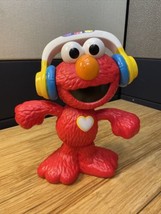 Sesame Street Let&#39;s Dance Musical ELMO With Headphones Sings, Talks, &amp; Dances KG - £22.21 GBP