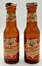 Vintage Retro Salt and Pepper Shakers Fallstaff Beer Bottle U260/9 - £19.57 GBP