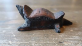 Antique Wood Carved Snapping Turtle Figure 4&quot; - £75.16 GBP