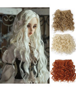 15CM*100CM Synthetic BJD Dolls Curly Hair DIY Toy Accessories Heat Resis... - $31.17 CAD