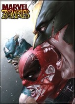 Marvel Comics Zombies Captain America Deadpool Wolverine Refrigerator Magnet NEW - $3.99