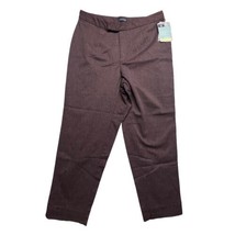 VTG Dockers Pants Womens 16W Short Stretch Purple Tapered Leg Preowned NWT - $22.12