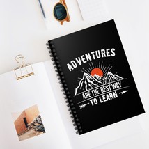 Adventurer&#39;s Notebook: 118 Page Ruled Line Spiral Bound Journal with Inspiring Q - £14.82 GBP