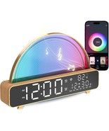 White Noise Sound Machine, Sunrise Alarm Clock APP/AI Voice Control Work - £23.18 GBP