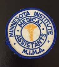 Vintage 70s Minnesota Institute of Medical Assistants (MIMA) patch - £3.99 GBP