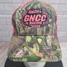 Amsoil GNCC Maxxis Pink Mossy Oak Camo Racing Hat Cap Strapback Ladies Fit - $14.50