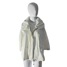 Chico’s Beige Lightweight Wind Jacket – Women’s Size 1 (M) 3/4 sleeve - $455.76 MXN