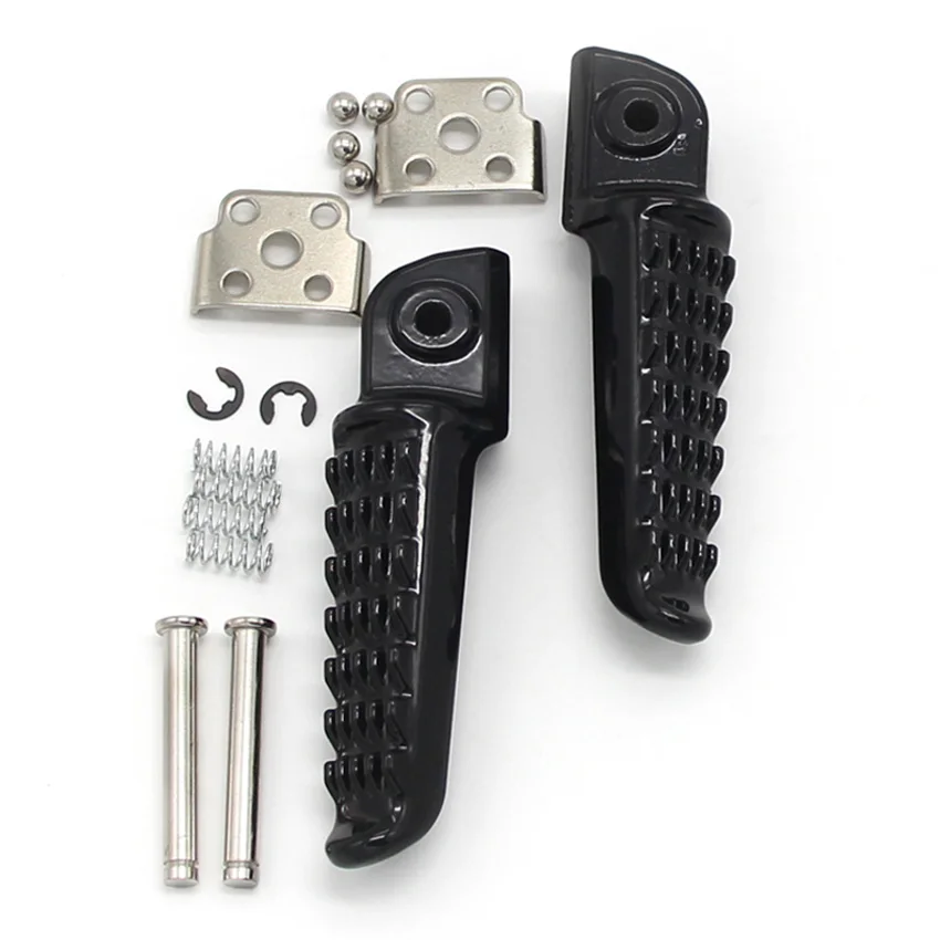 Motorcycle Rear Footrest Foot Pegs Pedals For Kawasaki Z900RS Z750 ER650... - $21.56