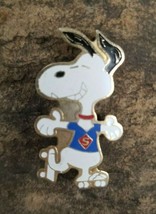 SNOOPY Grinning Super Hero Skates Souvenir Charlie Brown Lapel Hat Pin P... - £9.42 GBP