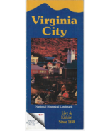 VIRGINIA CITY 1990's Full-Color Travel/Tourism Brochure NEVADA - $8.99