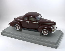 Ertl Collectibles American Muscle 1940 Ford Deluxe Coupe Burgundy 1:18 Diecast - £19.86 GBP