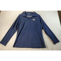 Notre Dame Fighting Irish Football Columbia Sweatshirts Mens XL Blue Long Sleeve - £18.24 GBP