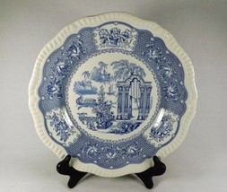 Spode China Blue Room Collection &quot;Pagoda&quot; Blue &amp; White Display Plate 10 3/4&quot; - £9.74 GBP