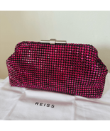 REISS ADALINE EMBELLISHED SPARKLE CLUTCH BAG, Evening Party Bags, Purple... - $3,236.61 MXN