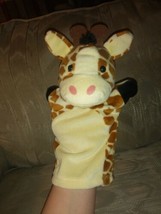 Melissa &amp; Doug Giraffe Hand Puppet Plush 10&quot; 9081 Zoo Friends Ages 2+ Machine... - £9.94 GBP