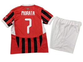 Morata Kids Jersey 2024-2025 Red Color - £30.88 GBP